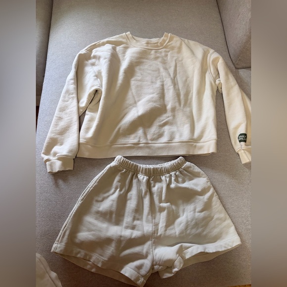 Daily Drills Sweaters - Daily Drills Cream Set